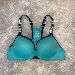 GUC Medium VS Pink teal sports bra